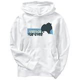 Hoodie Mens White  FRIENDS FUR - EVER - Keeshond  Dogs