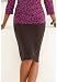 Elastic Waist Skirts - Chadwicks Matte Jersey Elastic-Waist Skirt (BLACK,L)