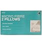 2 Microfibre Firm Support Pillows 2 Microfibre Firm Support Pillows