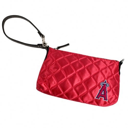 Los Angeles Angels Quilted Wristlet, Classic Red