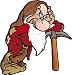 Snow White & The seven Dwarf Grumpy Embroidered Iron On Disney Movie Patch DS-290