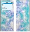 Snowflakes Design Decal Skin Sticker for Apple iPod nano 2G (2nd Generation) 2GB/ 4GB/ 8GB Player