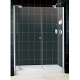 DreamLine DL-6426L-01CL Allure 54 x 61 Clear Glass Door with 36 x 60 Amazon Left-Hand Drain Tray Com
