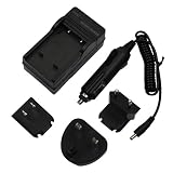 GTMax NP-45 NP-45a Battery Travel Charger with UK, USA, Canada & Eurpters Adapters for Fuji FinePix XP10 Z20fd J10 XP20 XP30 Z70 T200 Z90 T300 Z800EXR Digital Cameras
