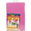 Foam Sheets 12"X18" 12/Pkg-Bright Colors
