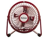 Holmes HNF0409A Mini High Velocity Personal Fan, Red