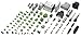 801624, Cable Accessories Slotted Cable Sleeve Acryl-Nitrile-Butadiene Rubber Black (25 Items)