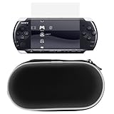 GTMax Black Eva Leather Pouch Cover Case + Clear LCD Screen Protector Film  ....