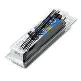 GBC ProClick Spines, 0.5 Inch, 85-Sheet Capacity, Black, 25 per Box (2515660)