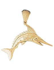 CleverEves 14K Gold Pendant Marlin 12.5 - Gram(s)