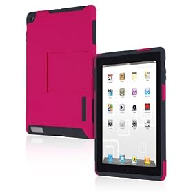 Click here to buy Incipio iPad 2 SILICRYLIC Hard Shell Case with Silicone Core - Magenta Gray.