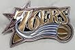 Philadelphia 76ers Enamel Belt Buckle, NBA Basketball Buckle
