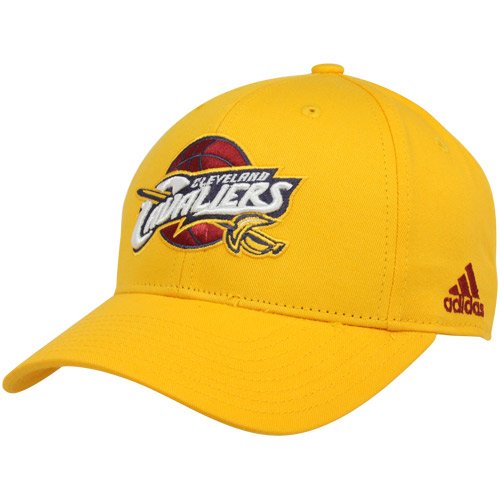 adidas Cleveland Cavaliers Gold Basic Logo Adjustable Hat