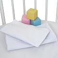 Elegance Sheets for Round Bassinet - Set of Two - White