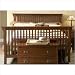 Mission Solid Oak Slat Bed in Rubbed Oak Finish Size: King