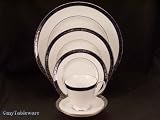 MOUNTBATTEN COBALT PLATINUM 5 PC. PLACESETTING