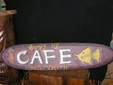 CAFE LANIKAI, OAHU VINTAGE TIKI SIGN - 36 - MADE IN HAWAII