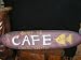 "CAFE LANIKAI, OAHU" VINTAGE TIKI SIGN - 36" - MADE IN HAWAII
