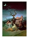 The Witches' Sabbath, 1797-98 Giclee Poster Print by Francisco de Goya, 18x24