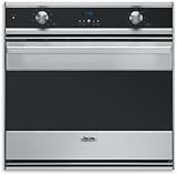 Viking Designer DSOE301WH 30 Single Electric Wall Oven with 4.3 cu. ft. TruConvec Convection Oven, Self Clean, 10-Pass Broiler, Concealed Bake Element and Digital Display: White
