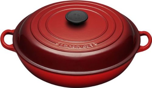 Le Creuset Enameled Cast-Iron 3-1/2-Quart Buffet Casserole, Red