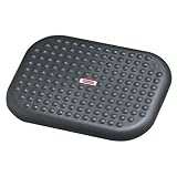Foot Rest, Tilting, Surface Bumps, Non-Skid Pads, 17.75x13x3.5, Charcoal RUB65837