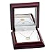 14k Yellow Gold Diamond (.15 ctw) Floating Heart Pendant Gift Box Set