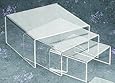 Medium Low Profile Riser 3pcs Set in Clear Acrylic