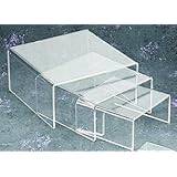 Medium Low Profile Riser 3pcs Set in Clear Acrylic
