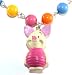 Adorable Disney Piglet Winnie the Pooh Gumball Colorful Beaded Charm Necklace