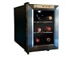 Vinotemp VT-6TEDS 6 Bottle Thermoelectric Wine Cellar in Black and Stainless Steel