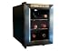 Vinotemp VT-6TEDS 6 Bottle Thermoelectric Wine Cellar in Black and Stainless Steel