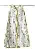 aden + anais Cozy Slumber Muslin Four Layer Sleeping Bag, Jungle Jam - Giraffe, Medium