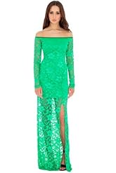 Lace Off the Shoulder Bodycon Dress/Maxi Dress/Midi Dress 