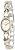 Bulova Women's 98V02 White Patterned Bracelet Watch from Bulova