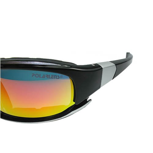 POLARLENS P15 Sunglasses / Cycling glasses / Highly Flexable Sports Sunglasses / Optical Quality Lenses / FLASH-MIRROR REVO RED / ANTI-FOG coating / Microfiber cleaning bag !