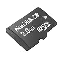 SanDisk Micro Secure Digital 2 GB Memory Card (SDSDQ-2048-A10M) Retail Package