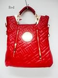 Inspired by Givenchy. A logo-embossed goldtone design shines at the front of this skillfully crafted