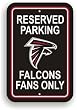 Set of 2 Set of 2 Atlanta Falcons Plastic Parking Signs Set Of 2 - NFL