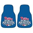 2008 World Series Champion Philadelphia Phillies universal fit Carpet 2 Pc Car Floor Mat (Rug)