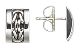 Sterling Silver Baby Box Weave Stud Earrings by Lois Hill