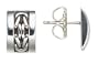 Sterling Silver Baby Box Weave Stud Earrings by Lois Hill
