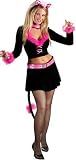  : Black and Pink Sexy Purr-fect Kitty Cat Halloween Costume