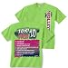 Lime Volleyball Top 10 T-shirt (Size=Youth-Large)