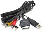 Clarion CCA723 iPod Audio Control/Video Playback Interface Cable for MAX685BT, VRX785BT