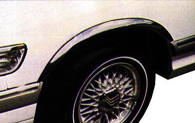 ACURA INTEGRA GS/LS/RS 89-93 CHROME STEEL FENDER TRIM
