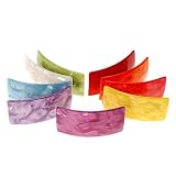 France Luxe Large Rectangle Barrette - Nacro Brights