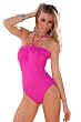 Solid Fushia: Strapless One Piece Swimsuit by Blue Sky Swimwear