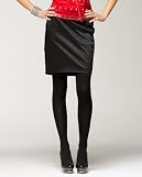 Sateen Stitched Pencil Skirt
