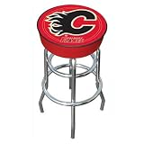 NHL Calgary Flames Padded Bar Stool